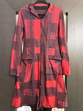Rundholz Black Label Red & Black Zip Up Dress